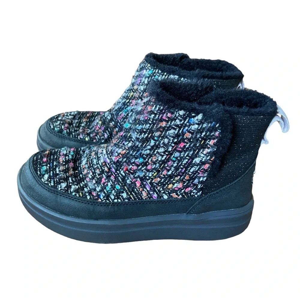 Hey Dude Girls Ankle Boots Black Rainbow 4.5 - Picture 3 of 9